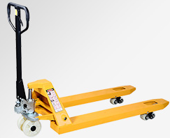 超市配送中心倉(cāng)庫(kù)貨物搬運(yùn)用手動(dòng)叉車(chē)