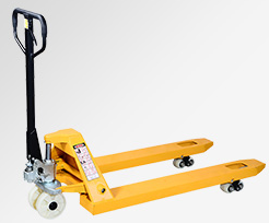 手動(dòng)液壓搬運(yùn)車(chē)貨叉升降操作